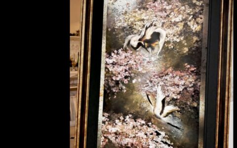 image1_鶴と桜7　